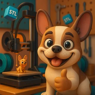 Frank - psí kontrolor kvality 3D tisku ve Frýdku-Místku